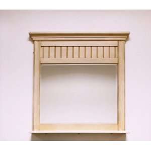  33 Solid Wood Antique white Vanity Mirror: Home & Kitchen