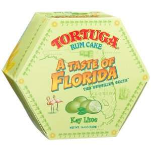 Tortuga A Taste of Florida Key Lime Rum Cake, 16 Ounce Box:  