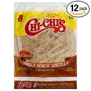 Chi Chis Tortilla, Whole Wheat Flour, 16 Ounce (Pack of 12)  