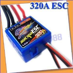   brushed brush speed controller esc for rc car truck+: Toys & Games