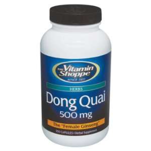  Vitamin Shoppe   Dong Quai Root, 500 mg, 300 capsules 