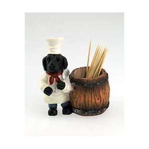  Black Lab Toothpick Holder: Kitchen & Dining