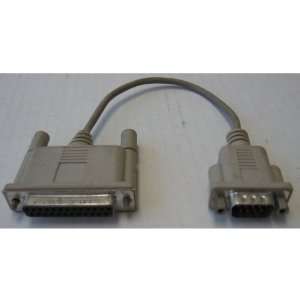    0.5ft (1/2ft) DB25 Female to DB9 Male Adapter Cable: Electronics
