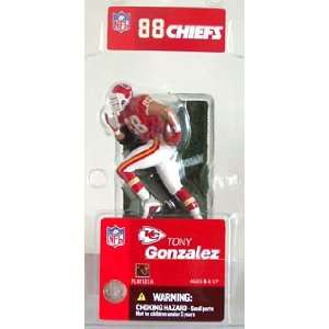   NFL 3 Inch Single   Tony Gonzalez Kansas City Cheifs Toys & Games