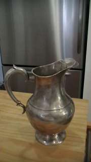 Pitcher made in India E.P.N.S.A1 Nickel/Silver plated  