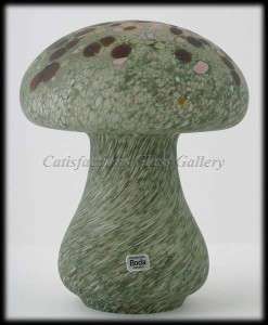 Large Boda Mushroom 1970s Swedish Art Glass Backstrom  