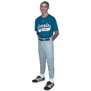 Sports Belle BSPZ DK Boys Baseball Pants Blue/Gray Size Large  
