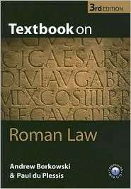 Textbook on Roman Law, (0199276072), Andrew Borkowski, Textbooks 
