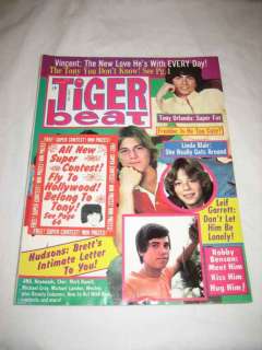 Tiger Beat V.11 #11 Aug. 1975 Tony Orlando Linda Blair Leif Garrett 