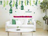 Green Ivy Vine Easy Wall Sticker Decal Deco Room   Green Ivy Vine 