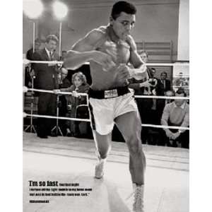  Muhammad Ali Boxing First Round Knockout Poster 16 x 20 
