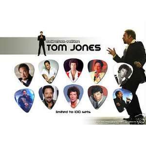  Tom Jones Guitar Pick Display Limited To 100 Electronics