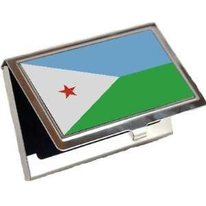  Djibouti Flag Business Card Holder: Office Products