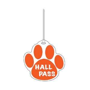  Orange Paw Hall Pass 4 X 4: Office Products