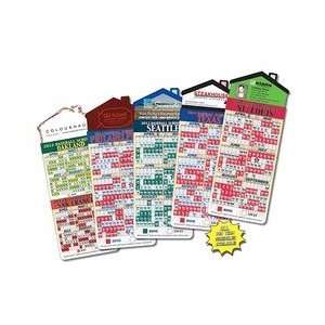   House Shape Magnet   Baseball Schedules (3.5 x 9)  Home