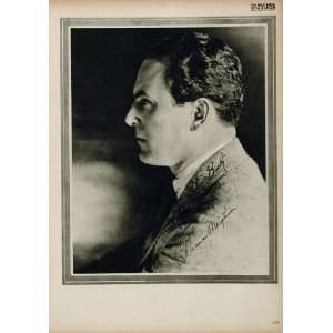 1923 Thomas Meighan Silent Film Actor Biography Print   Original 