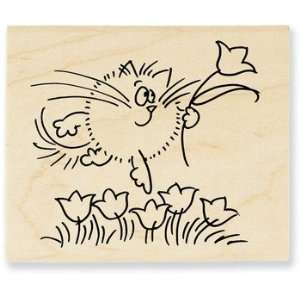  Tiptoe Fluffles   Rubber Stamp: Arts, Crafts & Sewing