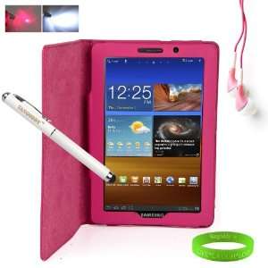  Rose Pink Portfolio stand and case for your 7 Samsung 