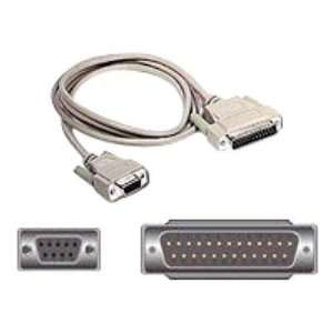  3ft DB9F to DB25M Modem Cable: Electronics