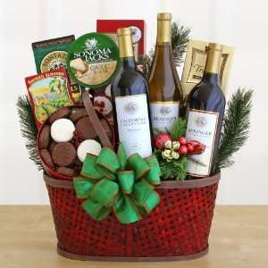 Wine Country Bounty Gourmet Gift Basket: Grocery & Gourmet Food