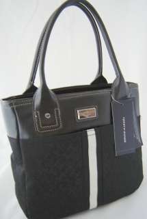   65 Authentic Tommy Hilfiger Womens Purse Bag Small Tote Black  
