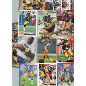  L.A. RAMS: 16 Souvenir Cards (NFL Pro Set, Team NFL, & Pro 