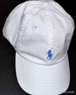 Polo Ralph Lauren Baseball Hat Adjustable Leather Strap Many Colors
