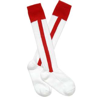 Twin City Baseball R6 X Small Ribbon Stirrup Socks Red  