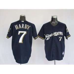  J.J. Hardy #7 Milwaukee Brewers Replica Alternate Jersey 