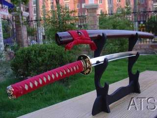 40.6 Red Tiger Japanese Katana Sword Full Tang Iaido  