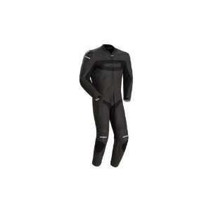   LEATHER RR ONE PIECE MOTORCYCLE SUIT (2XLARGE, FLAT BLACK): Clothing