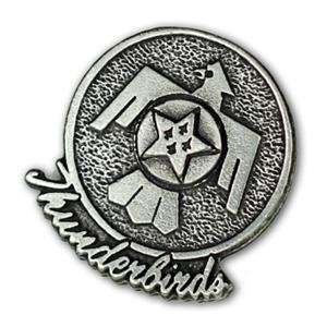  Thunderbirds Lapel Pin Pewter 