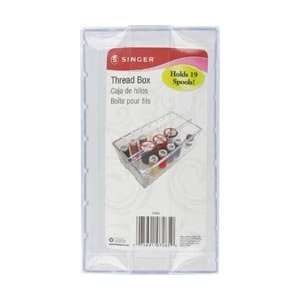  Singer Sewing Clear Plastic Thread Box;2 Items/Order: Arts 