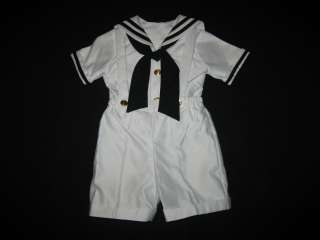 NEW 4 pc SAILOR Nautical Boys Summer Clothes 3T Toddler Boutique 