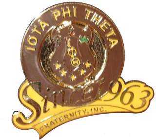 Iota Phi Theta Shield Crest Since 1963 Lapel Pin  
