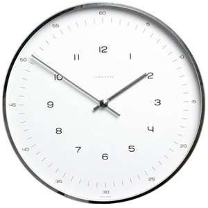  Max Bill Modern Wall Clock with Numbers 11.8 Home 