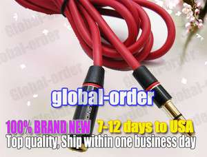   Extension Audio cord Cable for Monster Beats Headphones heads  