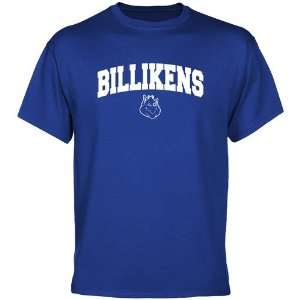 Saint Louis Billikens Royal Blue Logo Arch T shirt Sports 