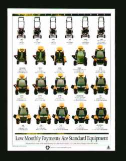 John Deere Tricycler Mowing Systems Brochure NOS STX38  