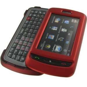  LG Xenon GR500 Snap On Rubber Cover Case (Red): Cell 