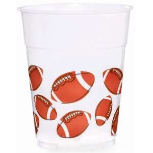  Lets Party By Amscan Football Fan 14 oz. Plastic Cups 
