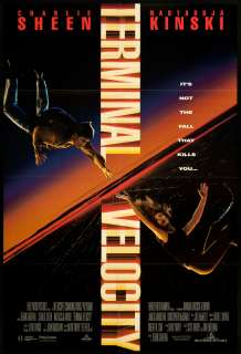 Terminal Velocity 1994 Original U.S. One Sheet Movie Poster  