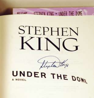 STEPHEN KING SIGNED UNDER THE DOME HC BOOK 1ST/1ST PROOF AUTOGRAPH 