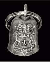 Police Pewter Ride Bell/Gremlin Bell  