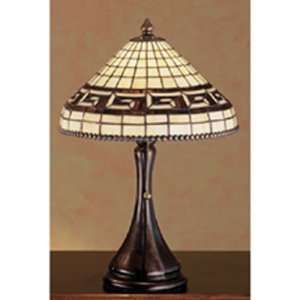  Meyda Tiffany Tiffany Greek Key Accent Lamp   32290: Home 