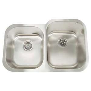   Series Double Bowl Equal Width Reverse Undermount Sink Size 7   9 D