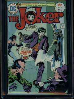 JOKER #1 CGC 9.8 DC COMICS 1975 RIDDLER PENGUIN COVER  