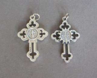 Lot 2 CROSS St. Saint Benedict ~ Make Rosary Parts C157  