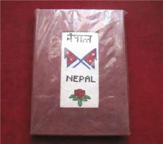   made rice paper himalaya handicap stitch Note Book Nepal 