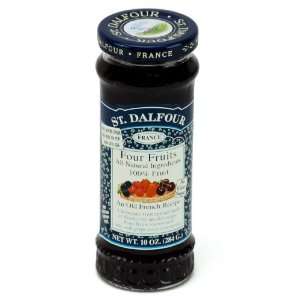 St Dalfour Four Fruits 100% Fruit, 10 Ounces  Grocery 